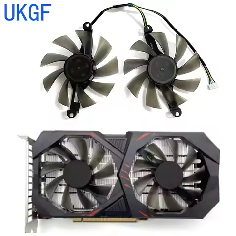 2Pcs/Set 85MM GPU Cooler,For PARA ALSEYE RX580 rx 580 8gb,Colorful P106 GTX1060 950 960 VGA Graphics