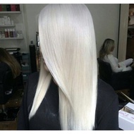 White Permanent Hair Color Set - 0.00 GLOW WISH KERATIN (Need Bleach) Bleach Hair Colour
