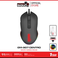 SIGNO CENTRO Macro Gaming Mouse รุ่น GM-907 (เกมส์มิ่ง เมาส์)