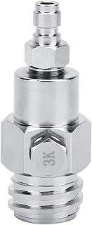 A sixx CO2 Tank Adapter, TR21-4 External Brass Adapter Connector for CO2 Tank with 3K Breaking Disc 