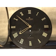 Antique Table Clock Japan AICHI Timing Sunrise Type 7JEWELS 14DAYS Parts Machine