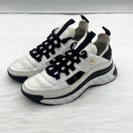 98新 Chanel香奈兒 24S 黑白熊貓運動鞋 38碼