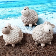 Home Decor-Cuddly Sheep Shape Stylish Design Coin Bank Money Saving Bank Toy Bank Cents Penny Piggy 