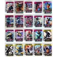 Ganbaride Cards No.9 Kamen Rider W / Den-O / Decade / Kuuga / Kabuto / ZX / Black RX / 555 Faiz / X 