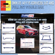 TYPE ONE 100% ORIGINAL BMW X5 14Y F15 xDRIVE35i 3.0T 4WD FULLSET STABLE BAR COLOUR BLUE CAR BODYKIT