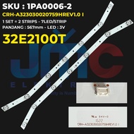 Backlight TV Coocaa 32 Inch 32E2100T 32E2100 CRH-A323030020759HREV1.0 I