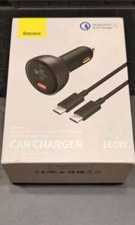 Baseus 160W USB C 車用充電器 + Usb-c to c 叉電線