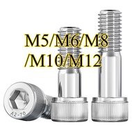 Hex Socket Cap Head Screws /316 stainless steel Half threaded SHINY SURFACE Allen Bolt M5/M6/M8/M10/