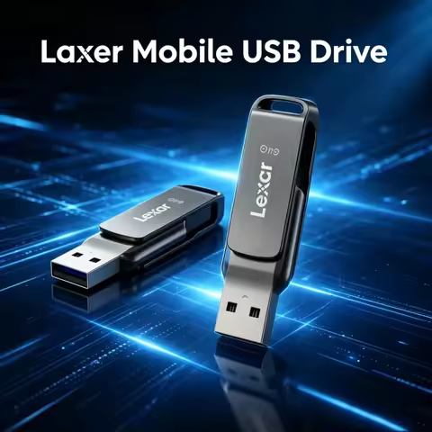 Lexar Dual Drive D400 USB 3.2 Type C Type A Flash Drive External Storage Expansion for iPhone 15 PC 