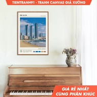 Wall paintings, Oil Paint, Busan Wall Art, Busan Poster, Busan Photo, Busan Wall Decor, South Korea 