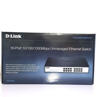 D-LINK Gigabit Switching Hub 16 Port D-LINK DGS-1016C 10 / 100 / 1000Mbps Unmanaged Ethernet  Switch (11")