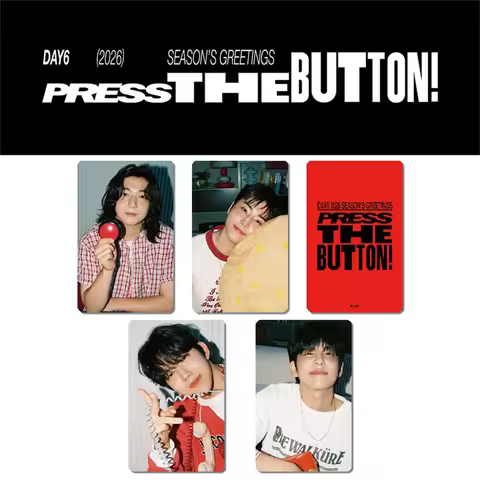 4pcs/set BOY BAND DAY6 Photocards 2026 Seasons' Greeting LOMO Cards YOUNG K WONPIL SUNGJIN Fans Coll
