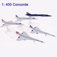 1: 400 Concorde Air France British Airways Supersonic Aircraft Model Metal Alloy Diecast Air Plane