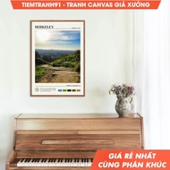 Wall paintings, Oil Paint, Berkeley Wall Art, Berkeley Poster, Berkeley Photo, Berkeley Decor, Calif