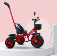 帶推把 兒童三輪車