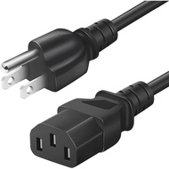 3 Prong AC Power Cord for Panasonic Plasma TV TC-P42U1 TC-P55ST30 TC-P50GT30 TC-P50GT50 TH50PZ85U TH