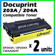 2x Compatible Fuji Xerox DocuPrint 203A 204A CWAA0649 FUJIXEROX Docu Print 203 204 DP203A DP204A Bla