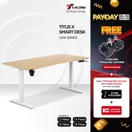 TTRacing Titus X Smart Standing Desk โต๊ะคอม ดีไซน์ล้ำ ปรับระดับความสูงได้ หน้าโต๊ะกว้าง ขอบไร้เหลี่