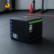 Dynwave Soft Plyo Box Injury-Resistant Plyometric Box Jumping Trainer Sturdy Stable for Fitness Enth