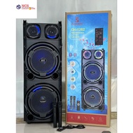 Avcrowns Karaoke CH-1282 Wireless Bluetooth Speaker / Rechargeabe / P.M.P.O 10000W / 2 Wireless Mic