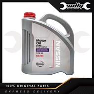 NISSAN ENGINE OIL 10W40 SEMI SYNTHEHTIC GENUINE PARTS (4L) ALMERA GRAND LIVINA LATIO NV200 SYLPHY