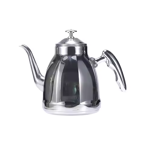 Food Grade Stainless Steel Teapot, 1.5L/2L Octagonal Tea Kettle with Filter Hot Water Fast to Boil f