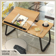 Meja Laptop yang boleh lipat Laptop Holder Foldable Laptop Desk Anti-slip Bed Mini Table Notebook La