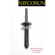 [READY STOCK] UNIVERSAL NYLON BLIND RIVET BULLET/ PANEL RANGE: 7.9-11.0mm