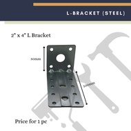 2"x4" L-Bracket | C Channel Bracket | L Bracket Besi Atap | Siku L | Metal Plate Bracket | Braket C Channel C槽架