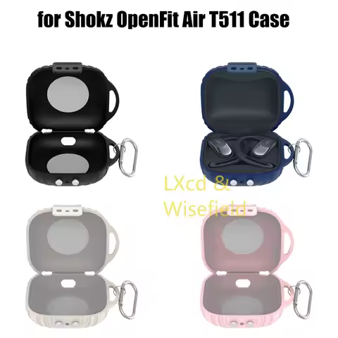 Protector Accessory for Shokz OpenFit Air T511 Soft Silicone Headphone Protective Case Shockproof an