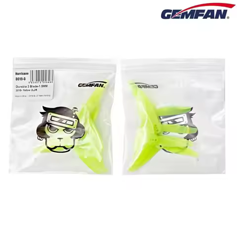 8PCS/4Pairs Gemfan Hurricane 3016 3inch Toothpick 3X1.6X3 3-Blade Propeller 1.5mm Hole for RC FPV Ra