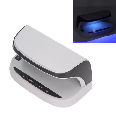 Money Detector UV Counterfeit Bill Money Detector Automatic On Off Currency Detector for Check Passp