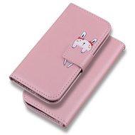 Lovely Animal Flip Leather Phone Case For Samsung Galaxy S7 S8 S9 S10 S20 S21 Plus Ultra FE J3 J5 J7 2017 J4 J6 2018 Card Cover