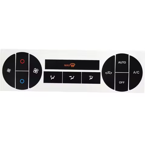 70*180mm AC Button Car Interior Trim 70*180mm Decals High-Quality Interior Parts Fit For Ford-Mondeo