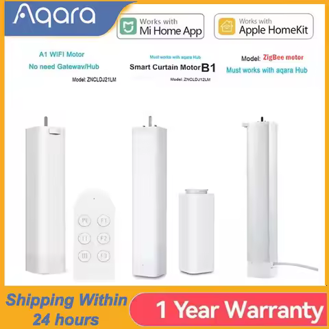 Aqara A1 B1 C3 Smart Curtain Motor Auto Curtain Remote Control Wireless Smart Motorized Electric Tim