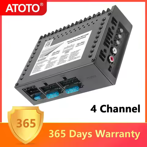 ATOTO Digital Car Radio Amplifier Class D TI TPA3221 4 Channel 2/4 Ohm Automotive Stereo Sound Audio
