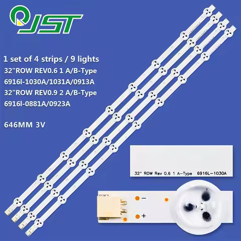 4pcs 32LS3400-UA 32PFL3507 32PHG4900 LE32D1352 32LM340T 32LM3400 LC320DXN 6916L-0923A 0881A 1030A 10