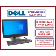 DELL OPTIPLEX 9030 AIO (i5 4thGen, 4GB/8GB RAM, 240GB SSD/500GB HDD, 23" WLED 1920x1080 FHD resoluti