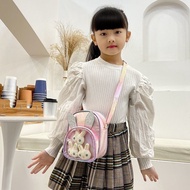 Cute little rabbit children's bag crossbody bag fashiona可爱小兔子儿童包包斜挎包时尚小女孩小包潮女童小挎包零钱包10.9
