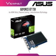 ASUS GEFORCE GT 730 2GB GDDR5 64BIT GRAPHICS CARD WITH 4 X HDMI | PASSIVE COOLING | GPU TWEAK II | S