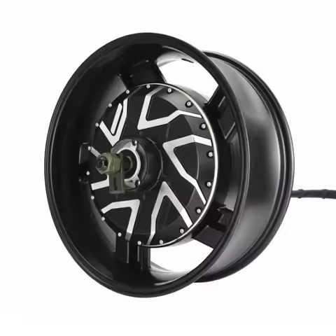 QS Motor 12000W 17X6.0inch V412KW 70H, 17X3.5 17X6.0 8KW 50H 230mm dropout width Electric Motorcycle