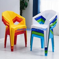 Plastic Modern Armrest Chair / Restaurant Chair / Kerusi Plastic Pejabat / Dining Chair/ Kerusi Maka