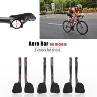 OUtdoor Bike Bars Carbon Fiber Road Bike Bicycle Aero Bar Rest Handlebar Aerobar 31.8mm