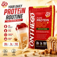 ONTHEGO Pure Protein ISO+ 1KG | Soy Protein Isolate + Whey Protein + L-Leucine Formula Fitness Suppo