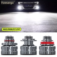 FOREVERGO 1pcs Car H7 H11 H8 H9 9005 HB3 9006 3600LM Convex Lens LED Fog Light Bulb Led Fog Lamp Len