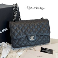 Chanel Caviar Jumbo 銀扣