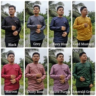 BAJU RAYA 2023 LELAKI KURTA COTTON LEHER JOHOR TELUK BELANGA KAIN TERBAIK SEDAP SEJUK SELESA MURAH V