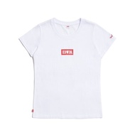 EDWIN 女裝 BOX LOGO短袖T恤 (白色) #上衣