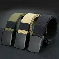 Airport Anti Metal Detector Belt Canvas Buckle