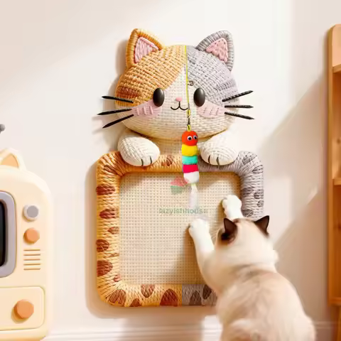 Cat Scratch Sofa Mat Self-Adhesive Cat Carpet Mat Prevent Cat Scratcher Furniture Couch Corner Wall 